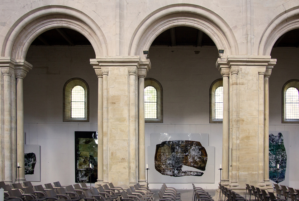 Katrin König, installation view, of the exhibition 'Reperti', Kloster Kirche Thalbürgel, 2025. Landmarks of the Lost - Katrin König - Artist in Focus - July 2025