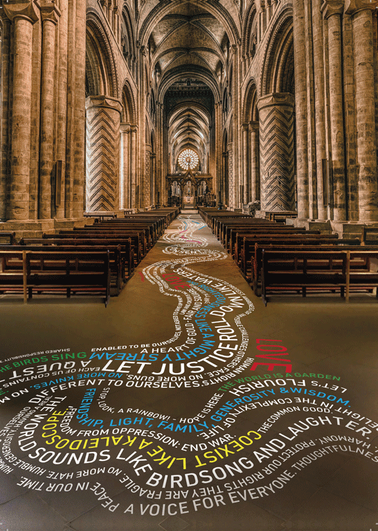 Nicola Anthony, The Words That Bind Us, 2025. Luminous Words - Nicola Anthony - Artist in Focus - October 2025